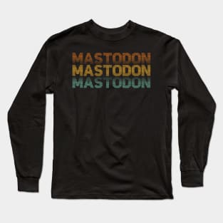 Distressed Vintage - Mastodon Long Sleeve T-Shirt